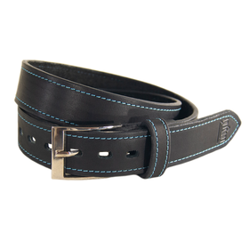 ремень с голубой прошивкой