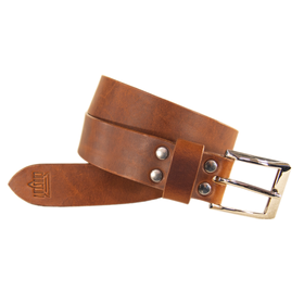 Ремень цвета коньяк