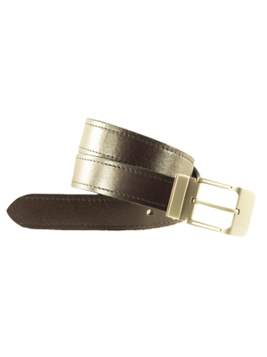 Кожаный шоколадный ремень