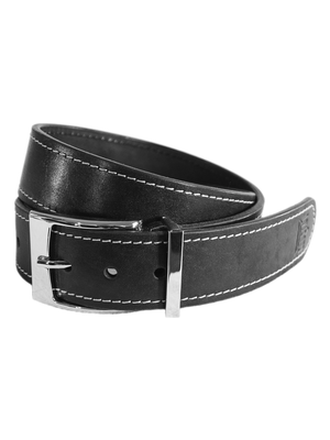 Прошитый кожаный ремень